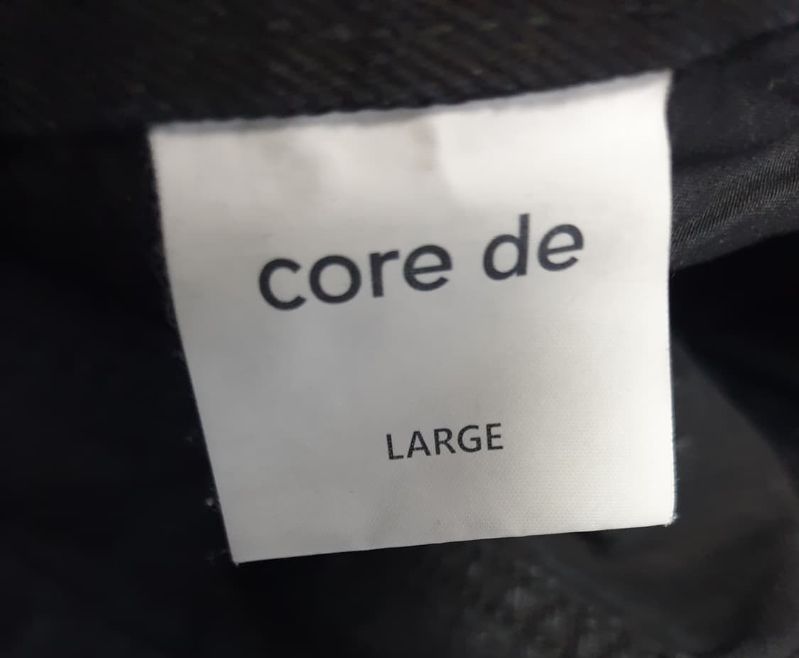 (숏버전) CORE DE 사이드 더블포켓 워시드 카펜터 데님팬츠 흑청 L 상품이미지9