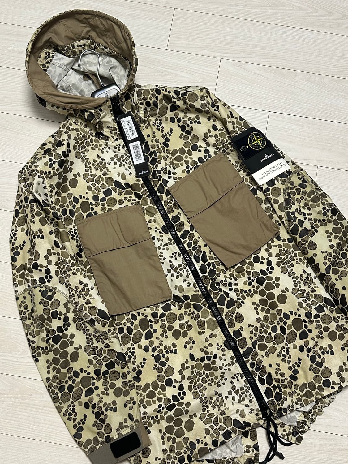 스톤아일랜드 엘리게이터 카모 나일론 자켓 M(105) 새상품 상품이미지6