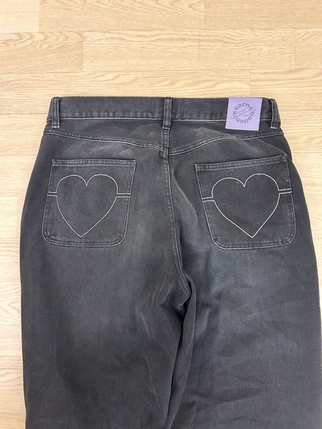 carne bollente 블랙 데님 팬츠 32 상품이미지4