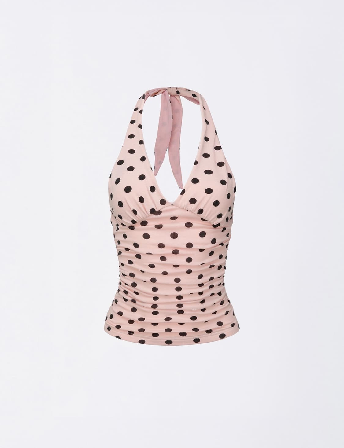 스컬프터 Dot Halter Top Pink 상품이미지1