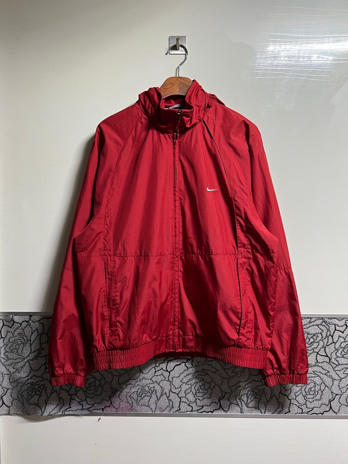 00s 나이키 레드 바람막이 자켓 상품이미지1
