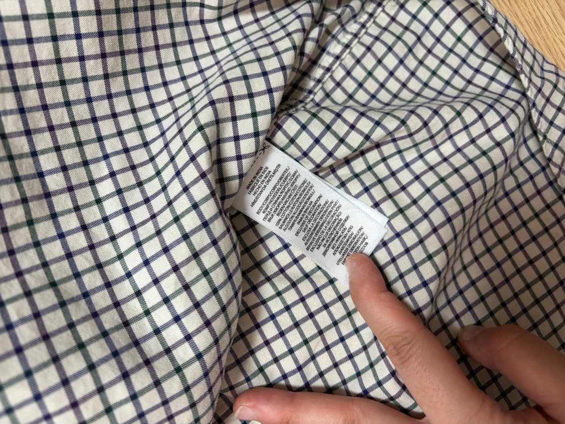Polo 폴로 랄프로렌 체크 신형 셔츠 2XL 상품이미지2