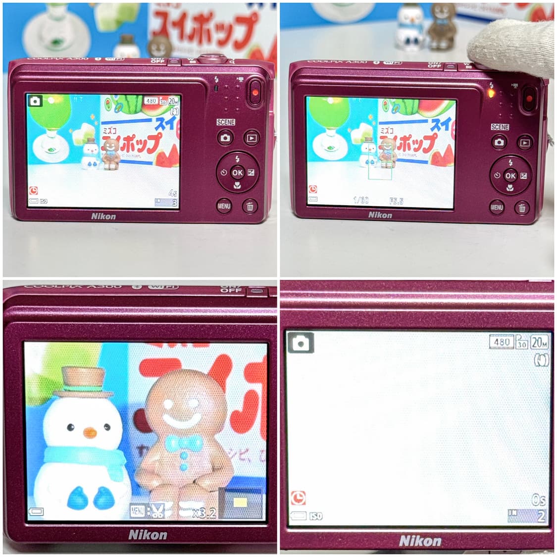 니콘 쿨픽스 A300 (S3700) 핑크 빈티지디카 상품이미지5