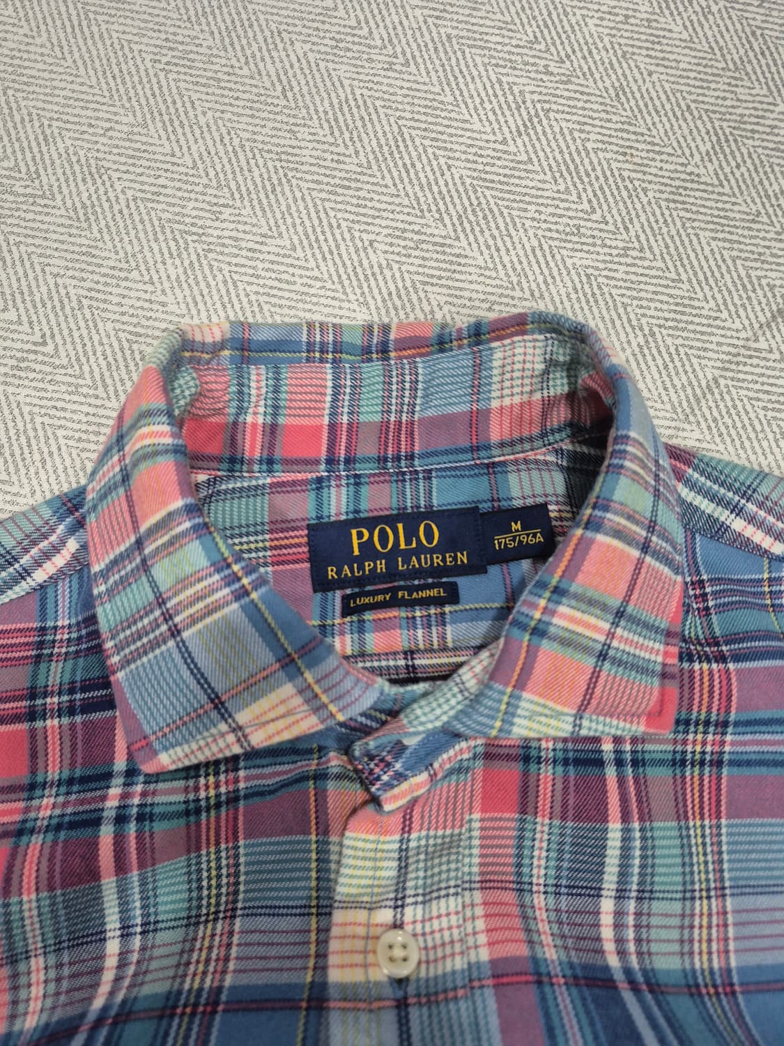 폴로랄프로렌  플란넬 체크 셔츠 남성 95사이즈 상품이미지3
