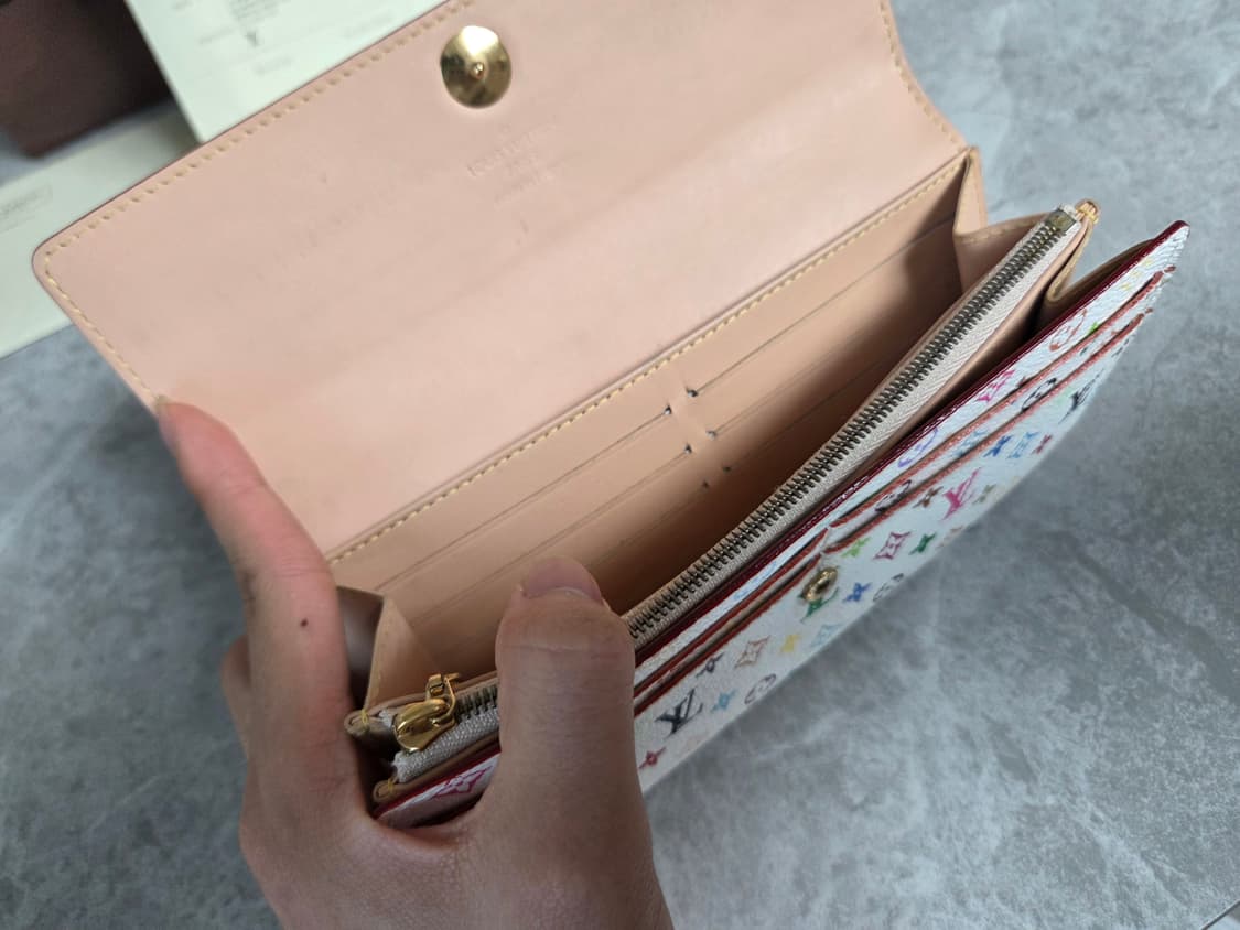 [정품] 루이비통 모노그램 무라카미 사라 장지갑 풀구성  상품이미지5