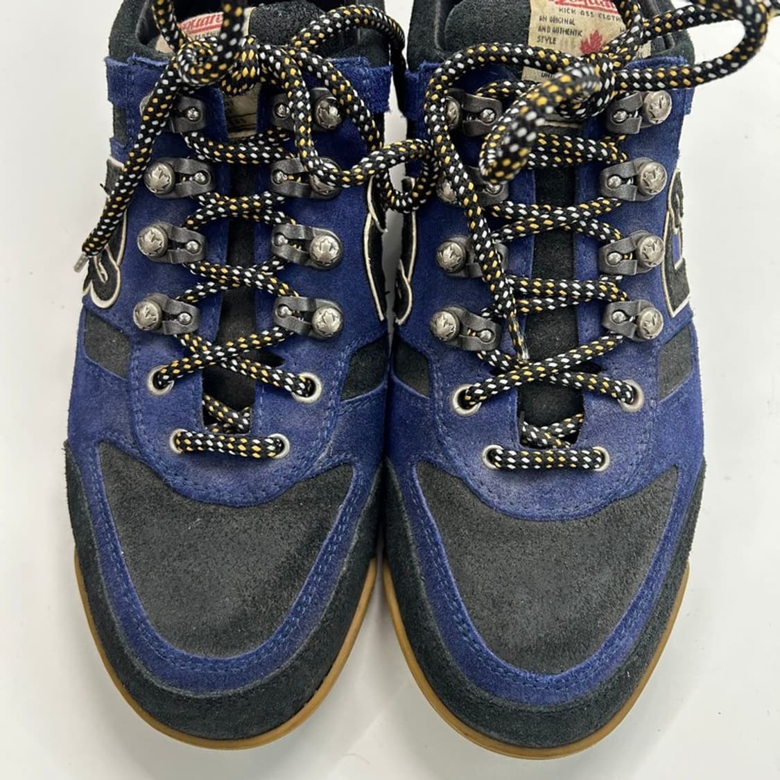 디스퀘어드2 로우탑 스웨이드 스니커즈 블루/브라운 41 상품이미지4