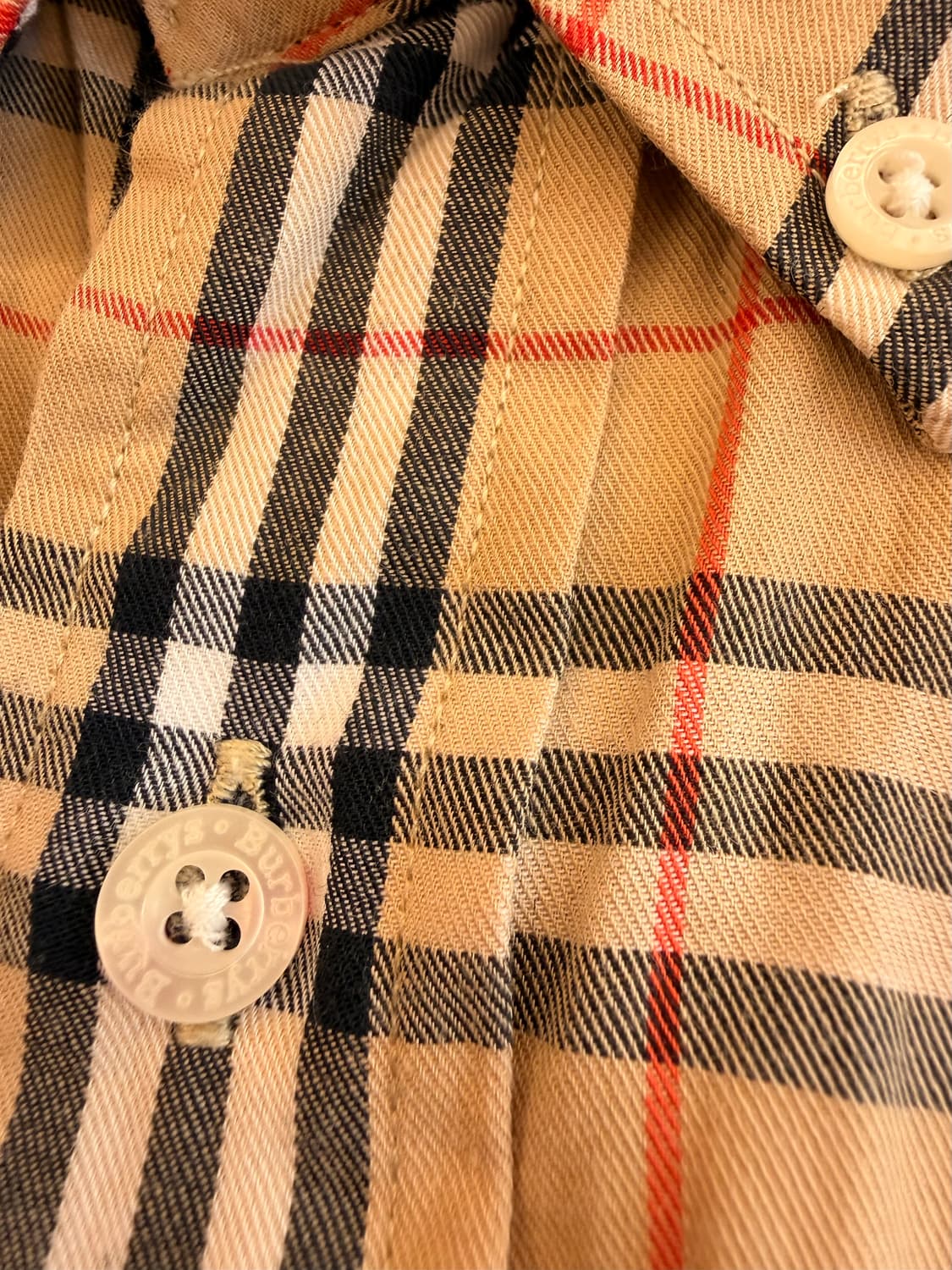 버버리 체크 셔츠 상품이미지4