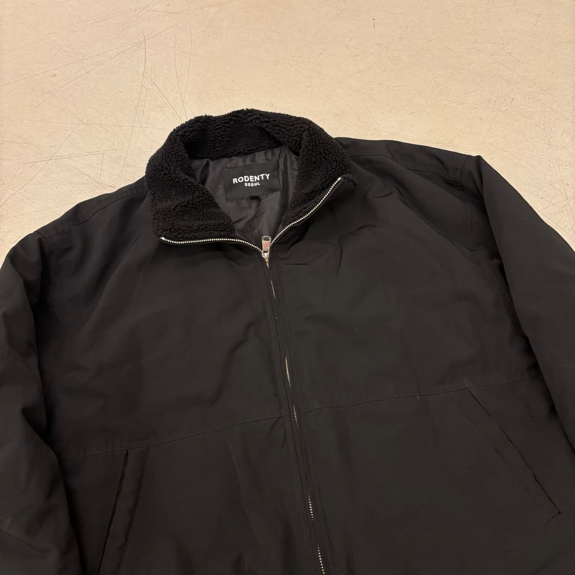 빈티지 블랙 봄버 상품이미지2