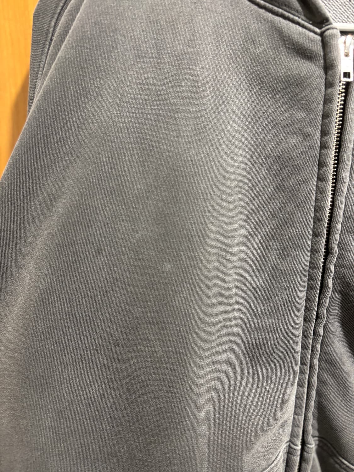 HTAE 80s VTG Hood Zip Aged Black 상품이미지4