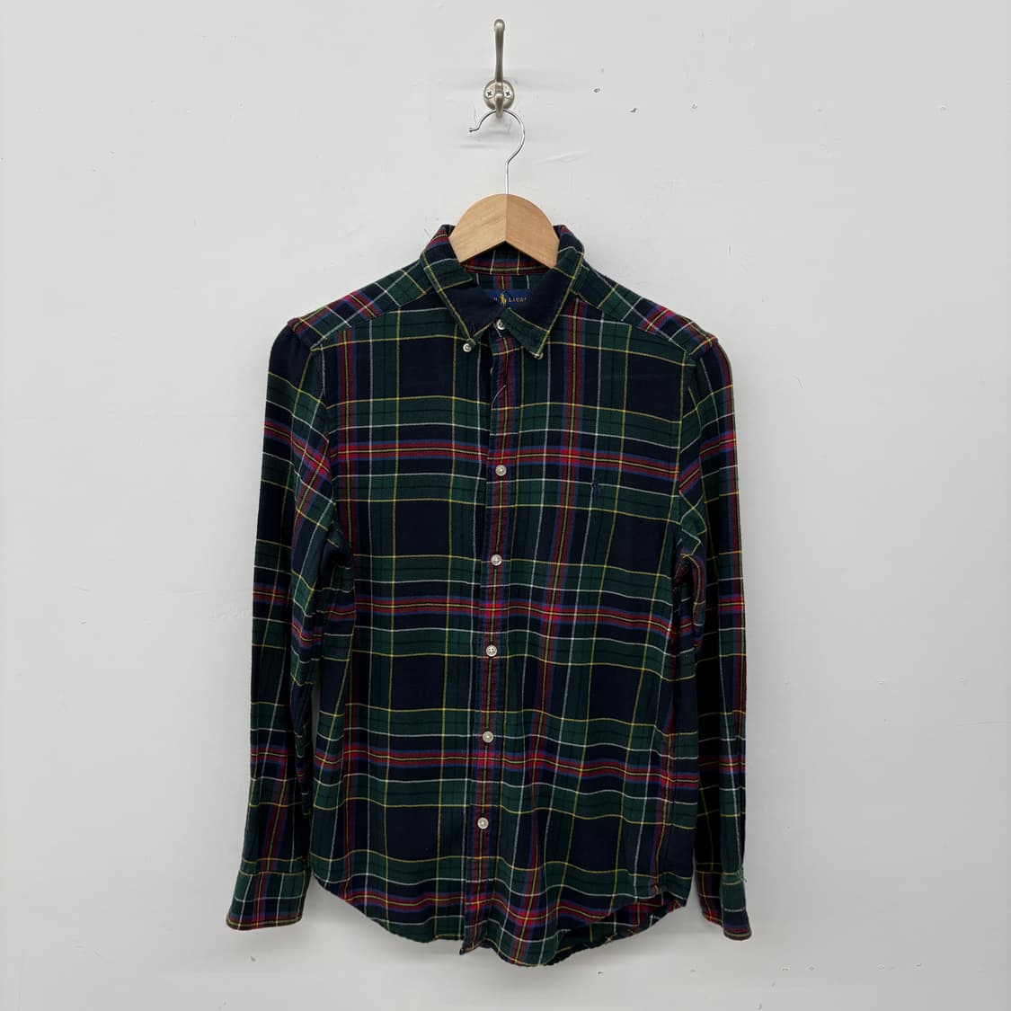 폴로 랄프로렌 타탄 체크 셔츠 여성M 상품이미지1