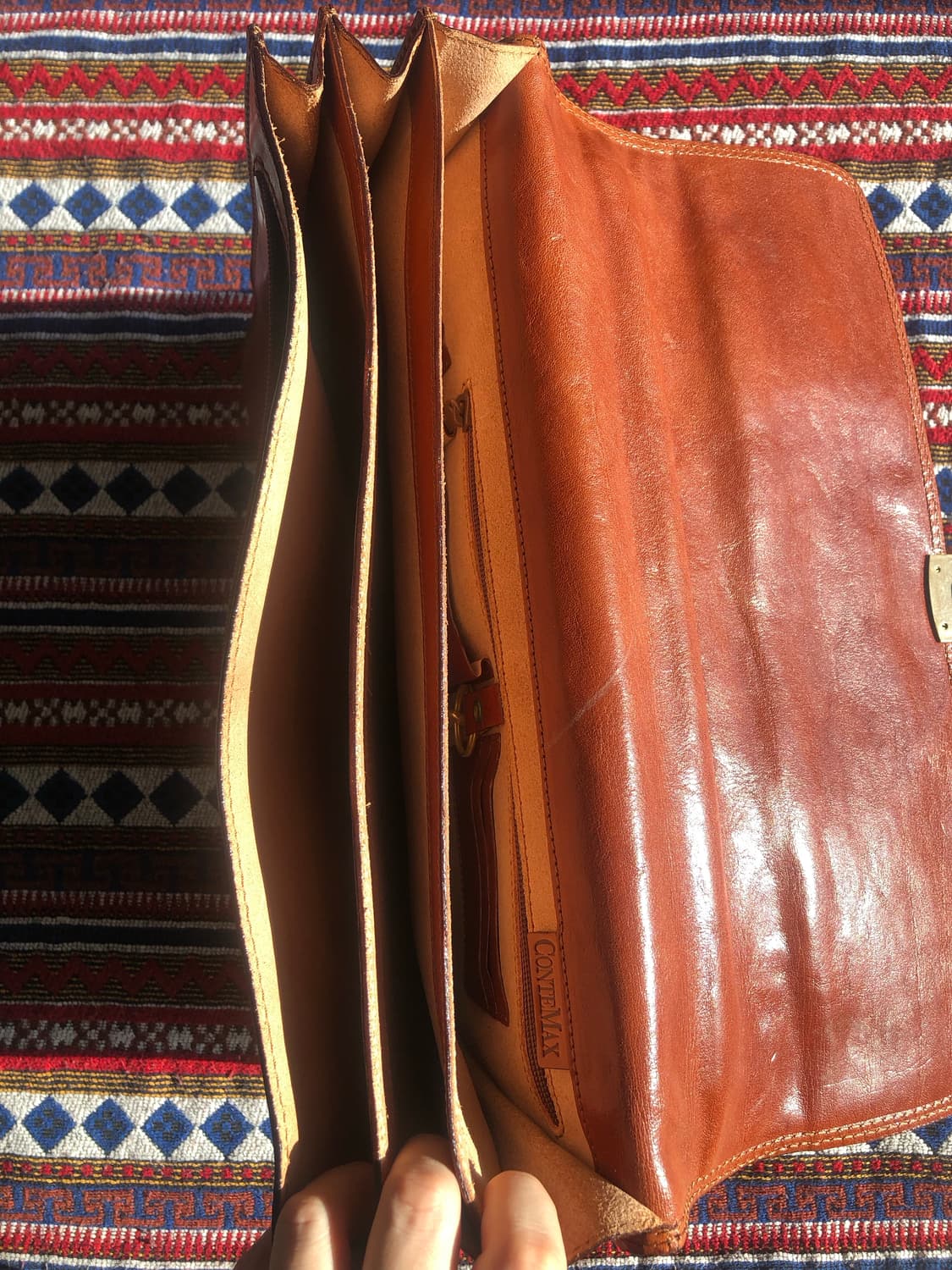 Contemax 레더 브리프케이스 상품이미지6