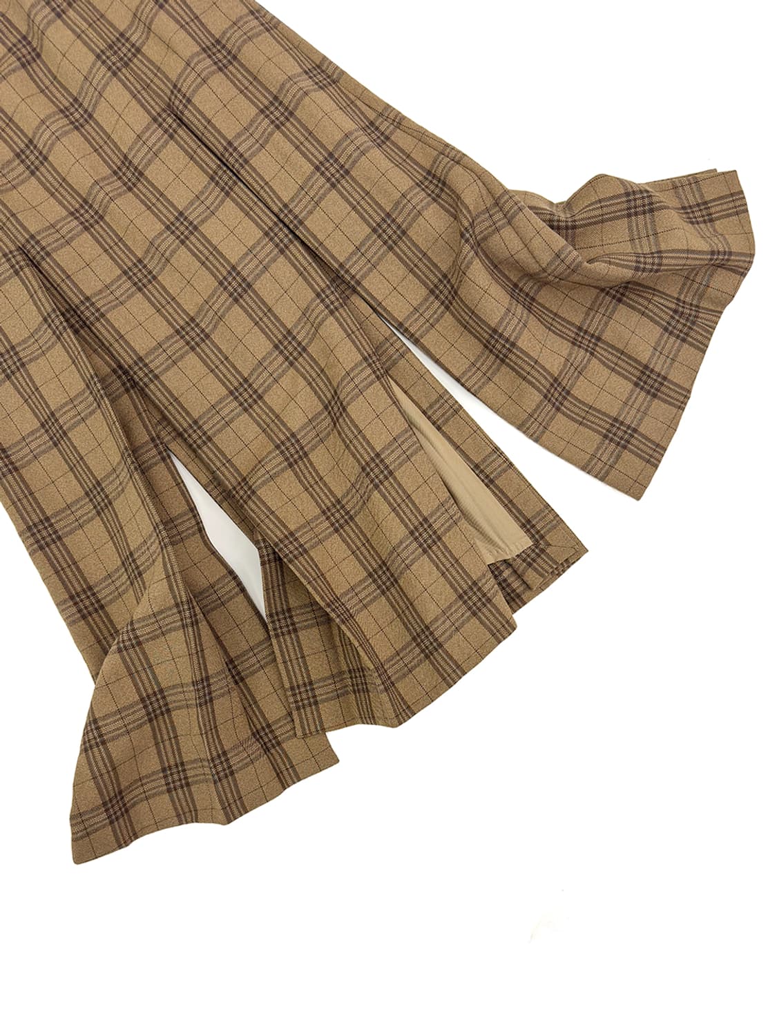 Auralee Checked Pleated Skirt/1 상품이미지5