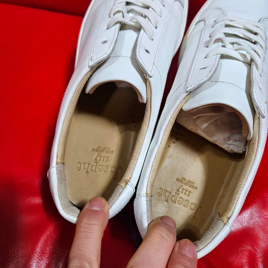 Josepht1117 비블람 가죽 스니커즈 275 size 상품이미지4
