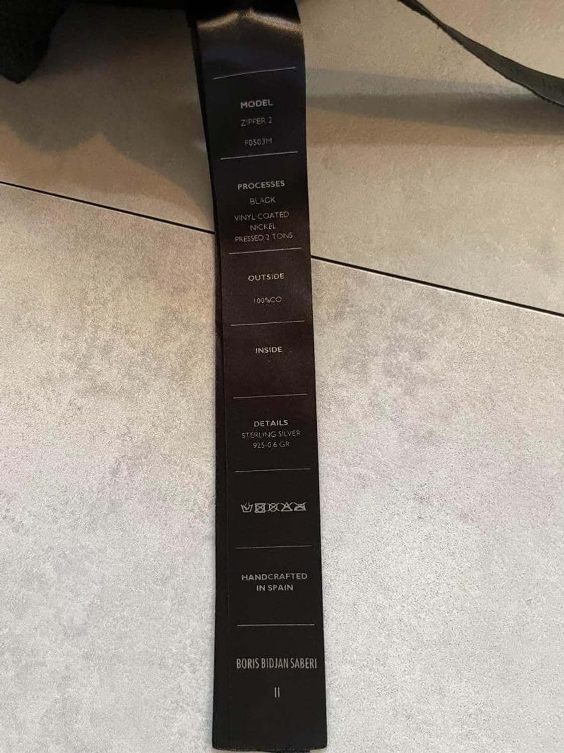 보리스 비잔 사베리 후드 집업 지퍼2 블랙 상품이미지8