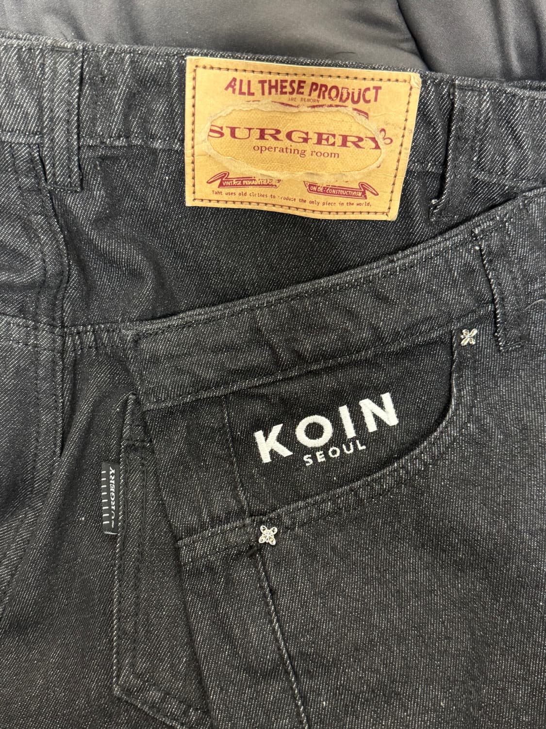[KOIN SEOUL X SURGERY] ORBIT BUTTON PANT 상품이미지5