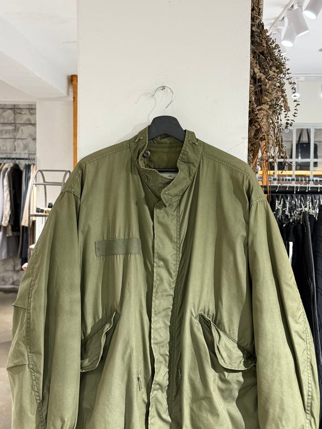 u.s.army M-65 카키 피쉬테일 개파카 상품이미지2