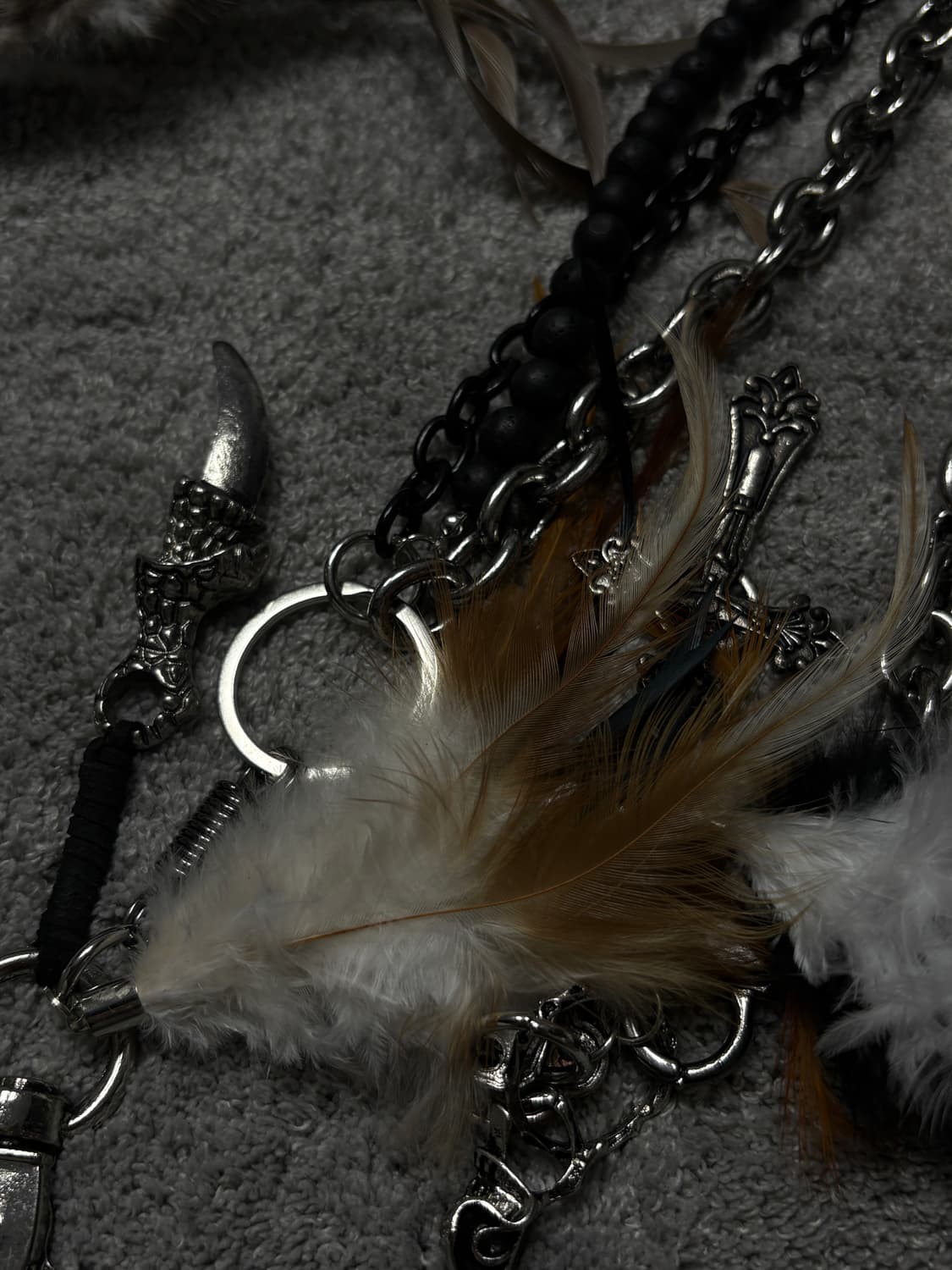 Gothic v-kei punk heavy metalic chain 상품이미지4