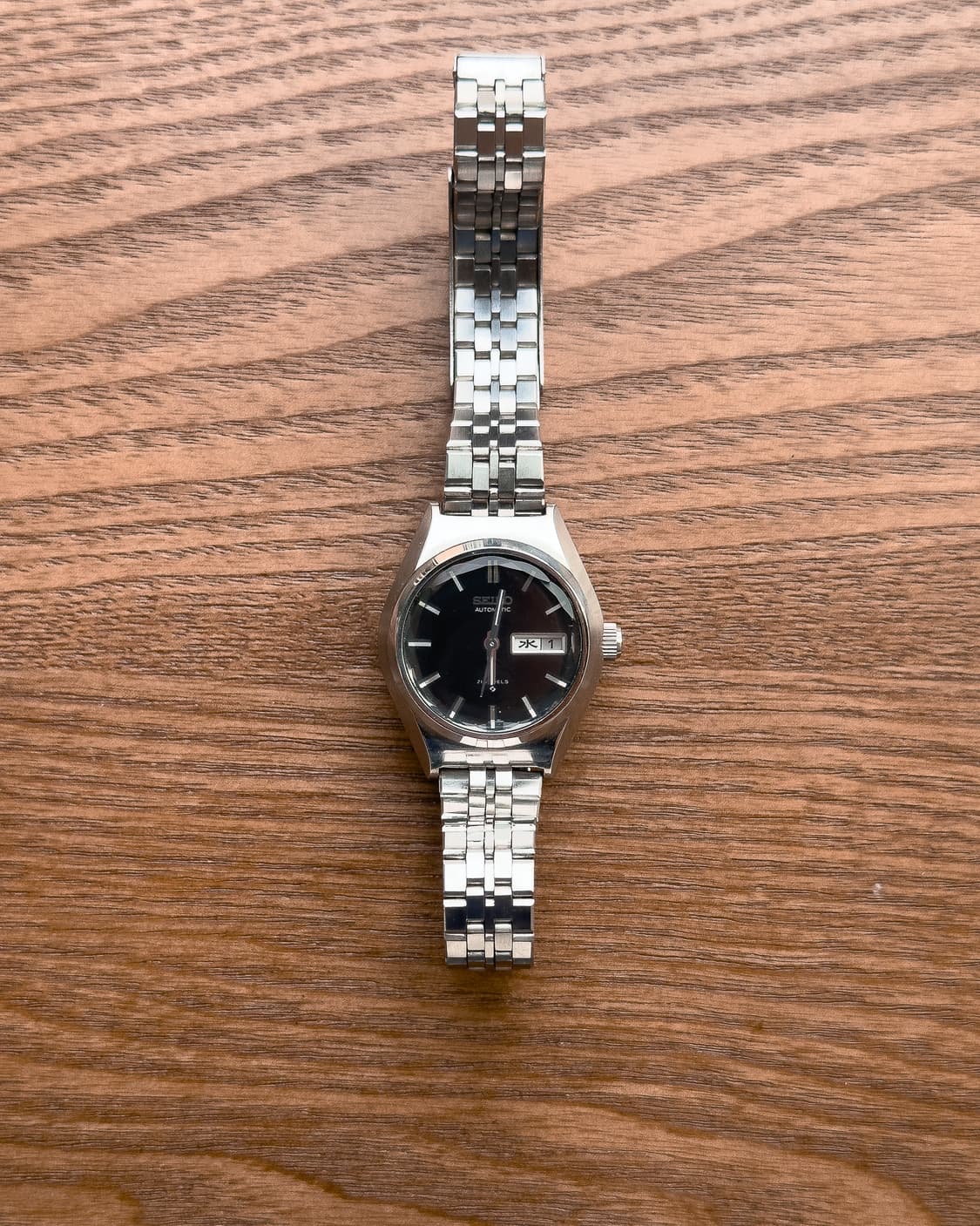 세이코 컷글라스 오토매틱 블랙 데이데이트 (21석) 상품이미지5