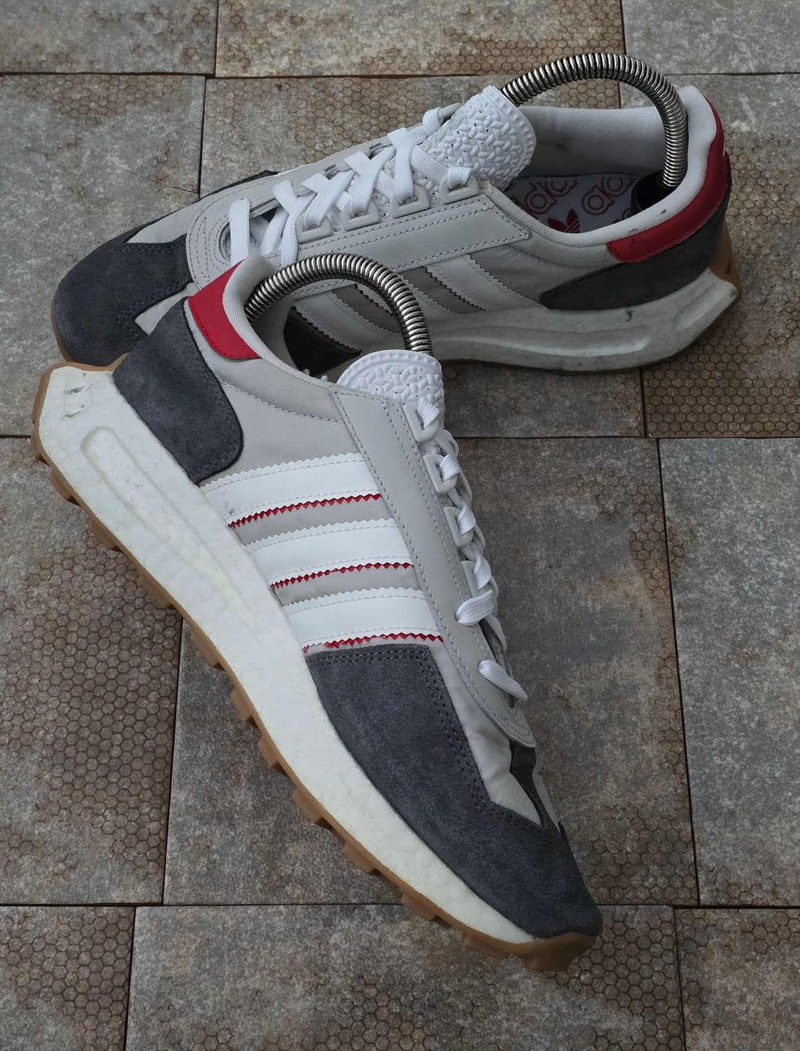 (270)아디다스 레트로피 e5 그레이 화이트 상품이미지5