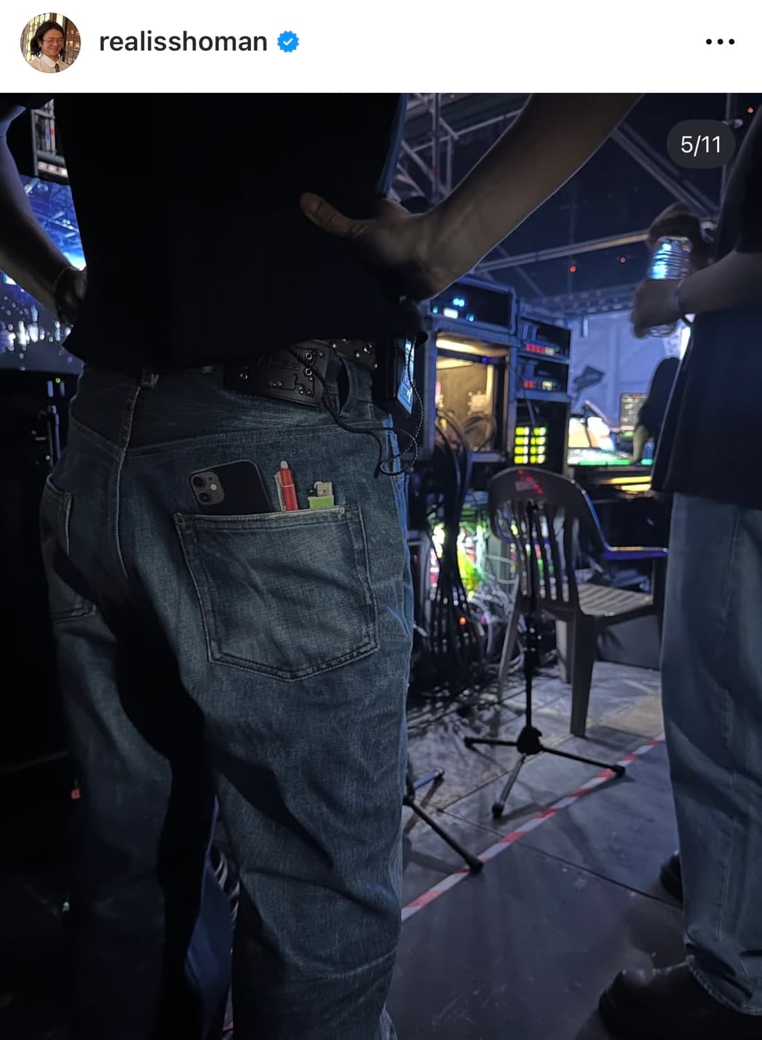 앤더슨벨 트롱프뢰유 프린티드 데님 (빈지노 착용) 상품이미지1