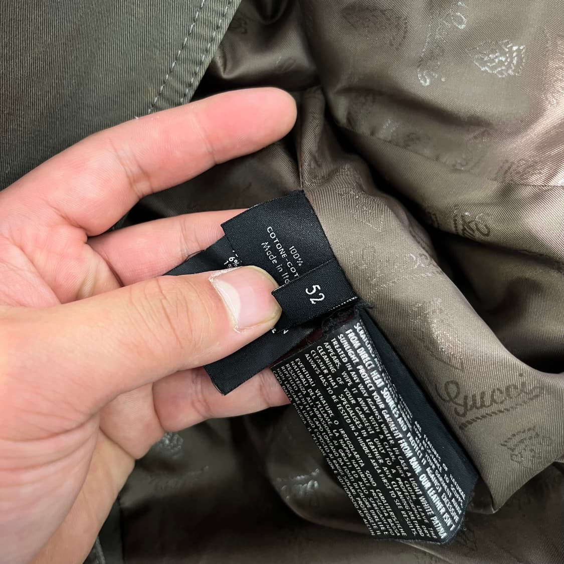 100 구찌 빈티지 포켓 코튼 블레이져 상품이미지7