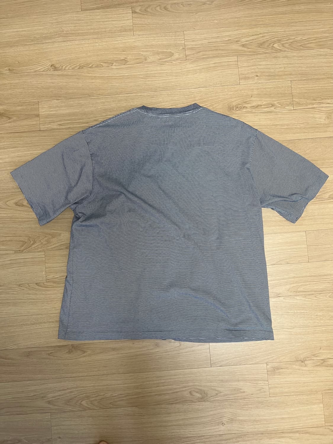 ETS.MATERIAUX Micro border T-shirt 네이비 상품이미지5