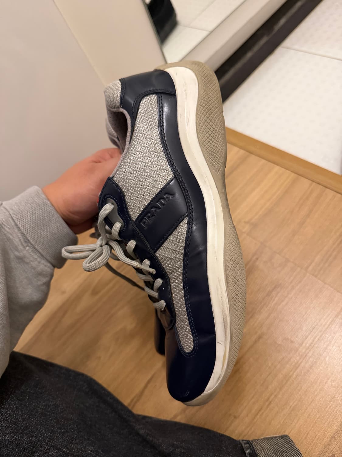 프라다 og 빈티지 아메리카컵 uk6.5 255-260 상품이미지6