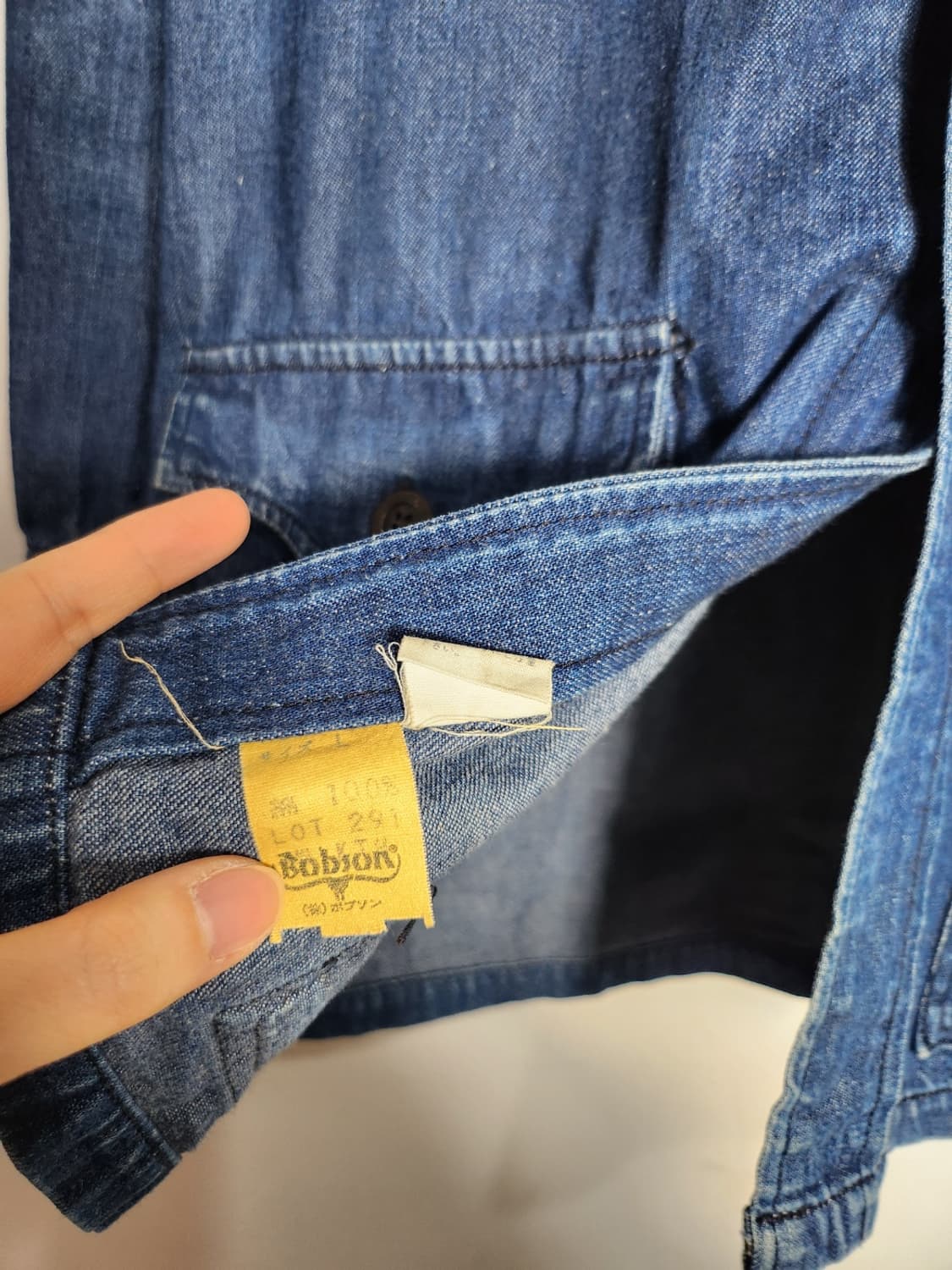 밥슨 데님 자켓 상품이미지4