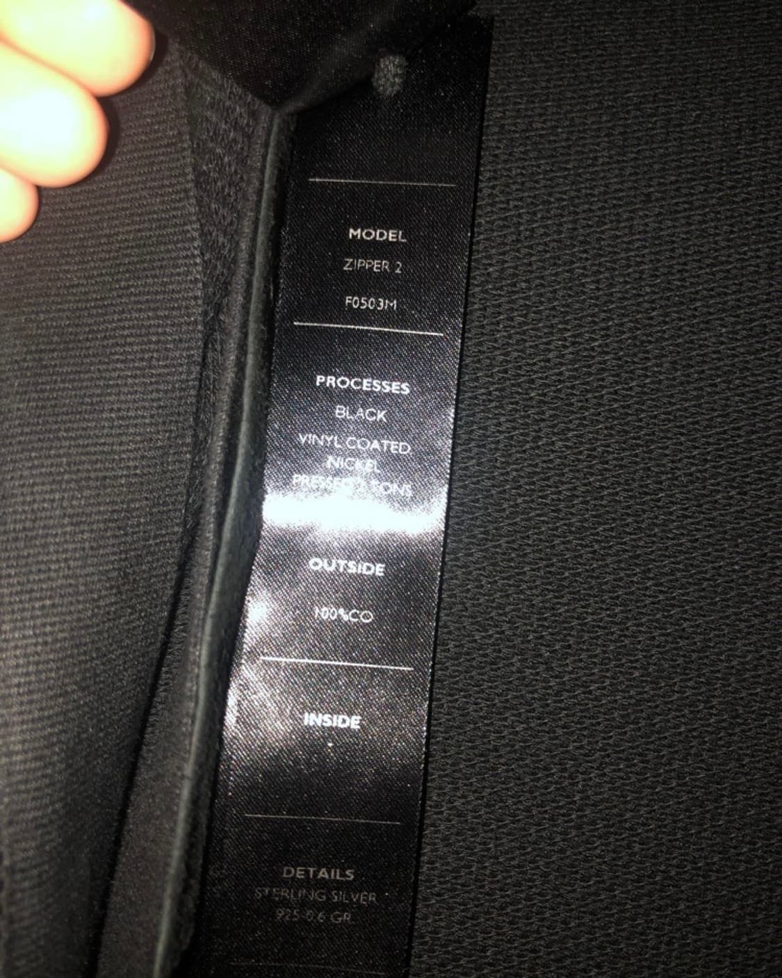 Boris bidjan saberi ninja zipper2 black 상품이미지2