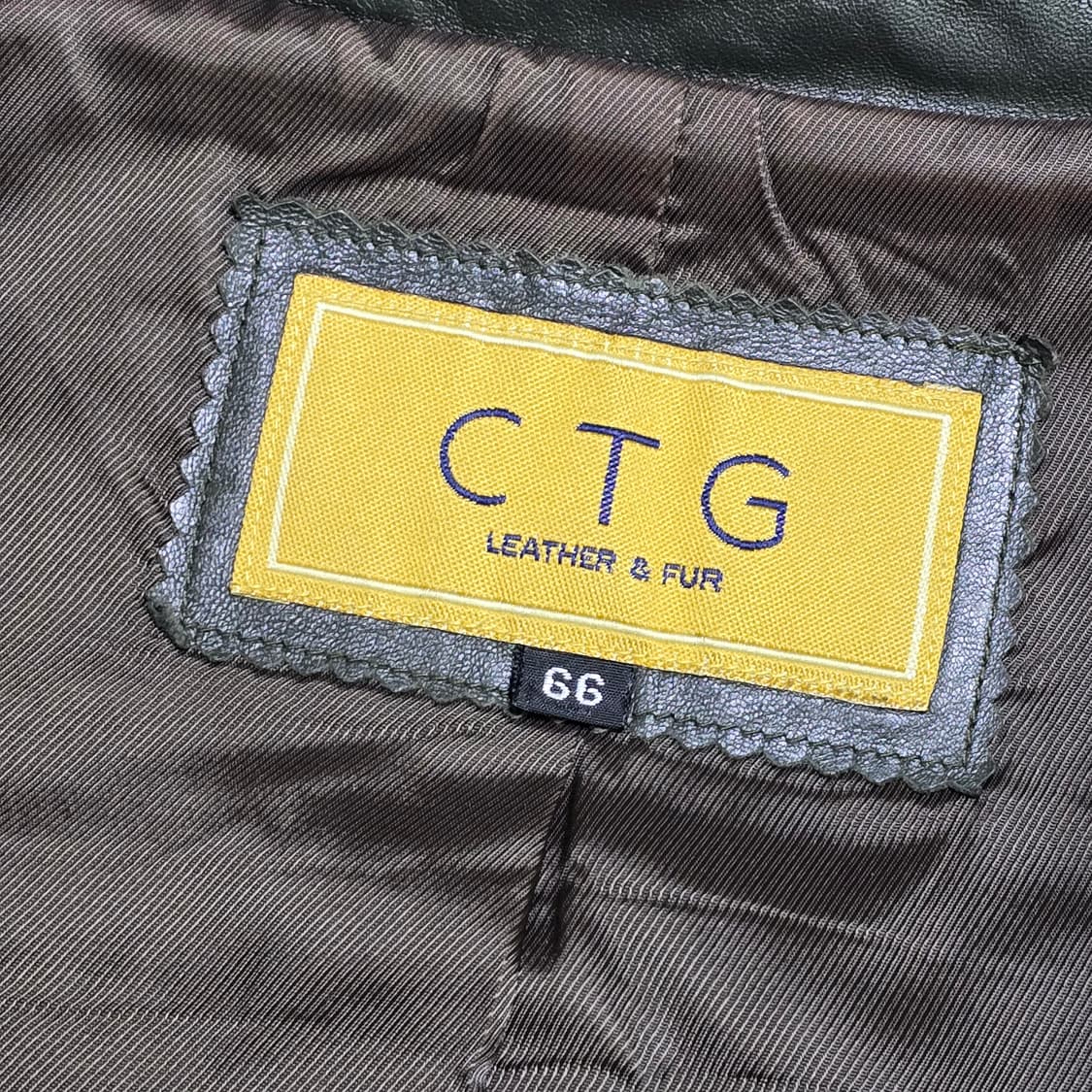 90s 램스킨 가죽 자켓 상품이미지5