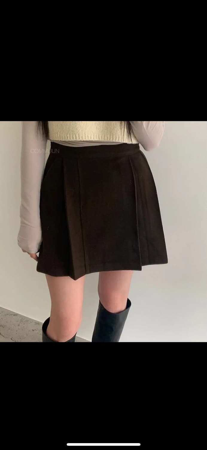 러브유쏘머치 젬마 스커트 브라운 m 상품이미지3