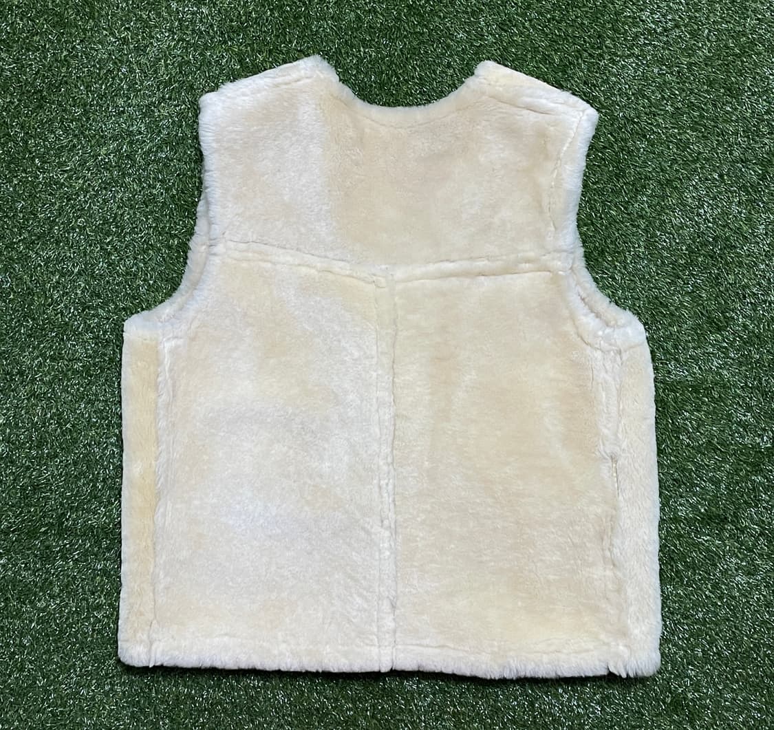 빈티지 양가죽 리버서블 양모 베스트 상품이미지6