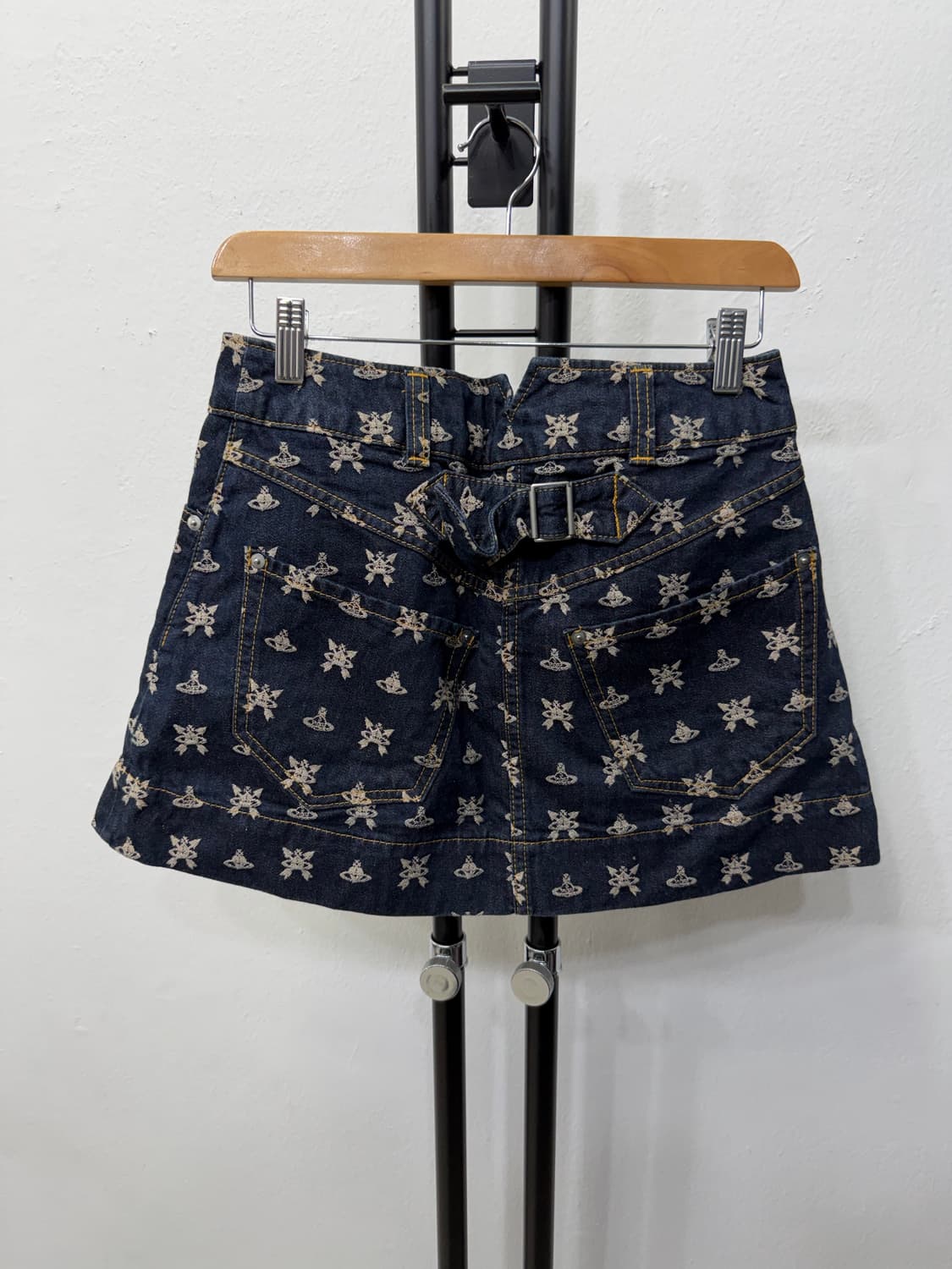 정품) 비비안웨스트우드 데님 미니스커트 2(28) 상품이미지5