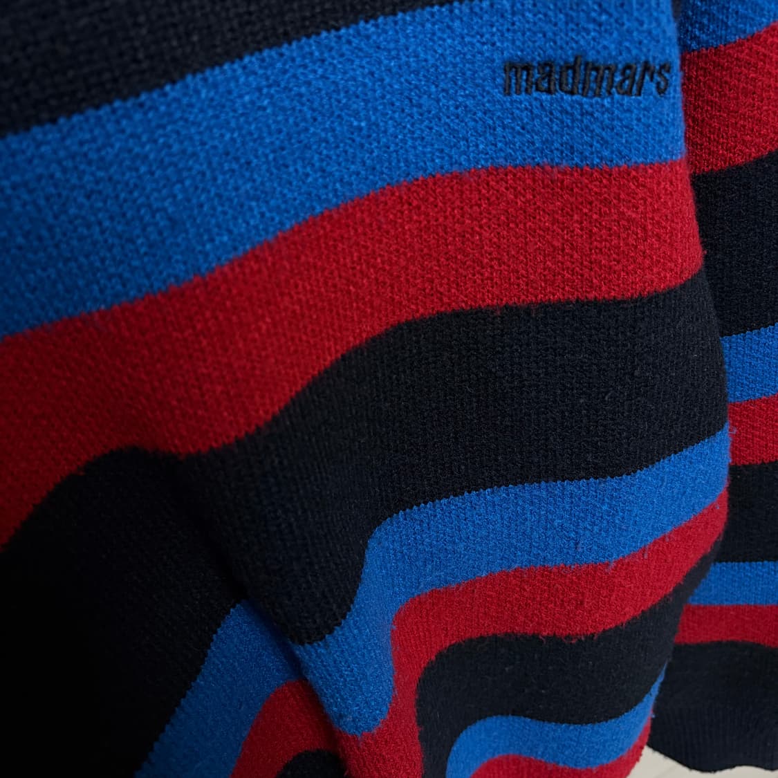 매드마르스 트리플 스트라이프 니트 M 상품이미지2