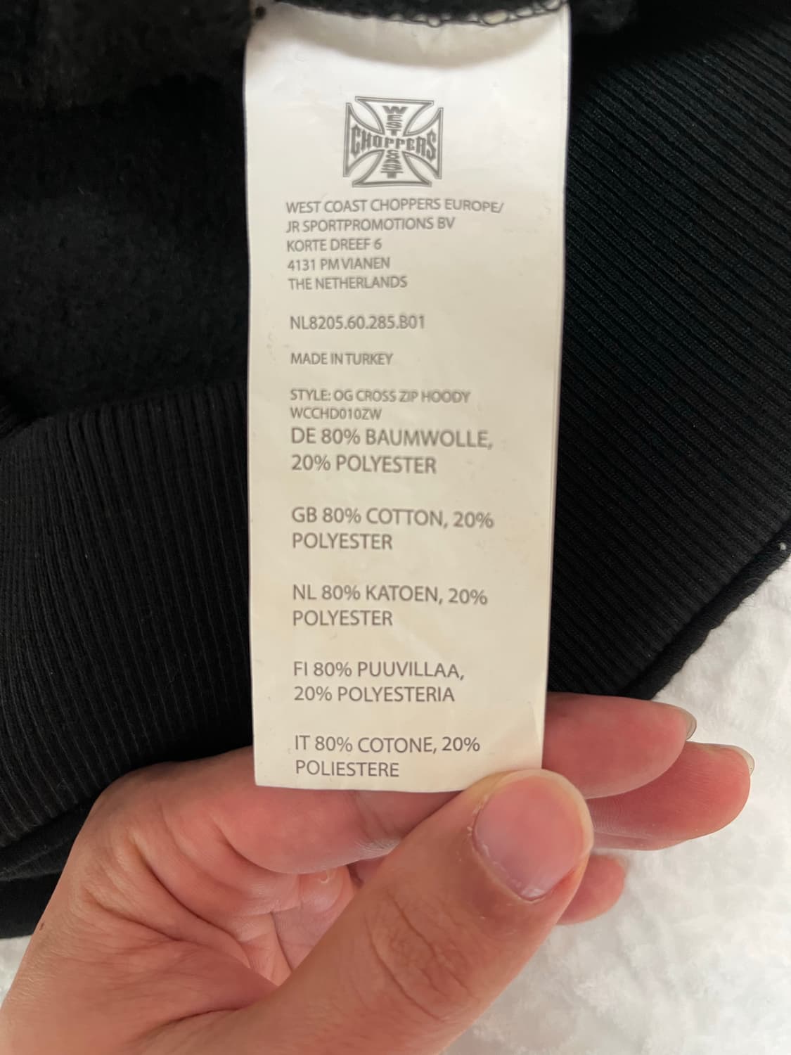 웨스트코스트차퍼스 후드집업 판매 상품이미지6