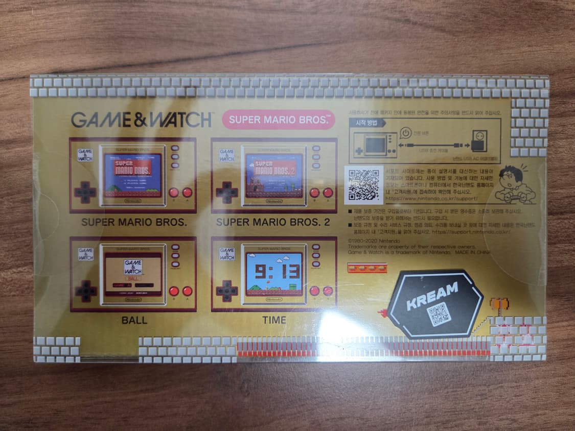 닌텐도 게임&워치 슈퍼 마리오 브라더스 [미개봉, 새상품] 상품이미지3