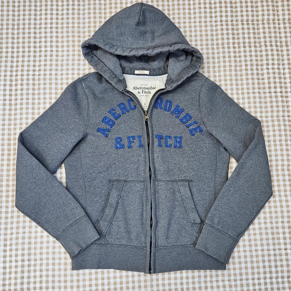 아베크롬비앤피치 기모 후드집업 자켓 남자100 상품이미지1