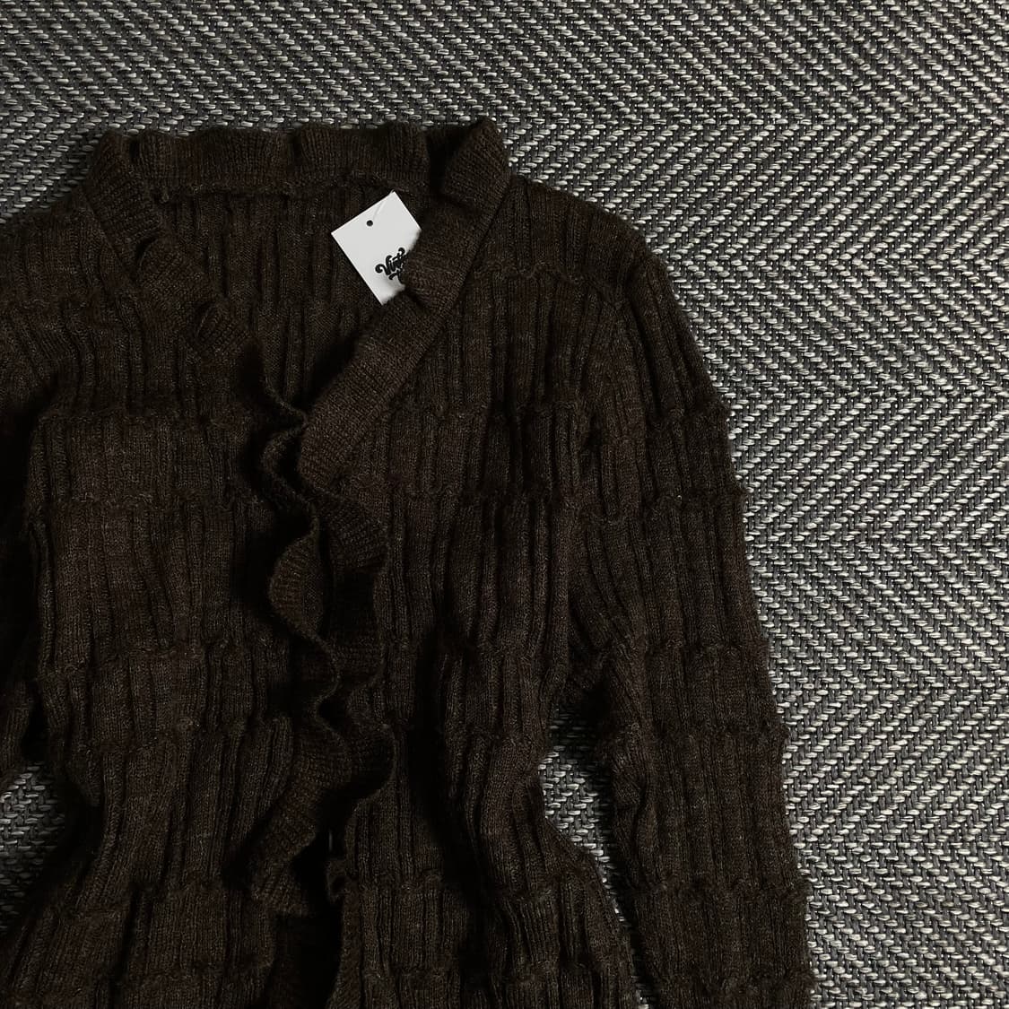 빈티지 우먼스 절개 디테일 가디건y 3633 상품이미지5