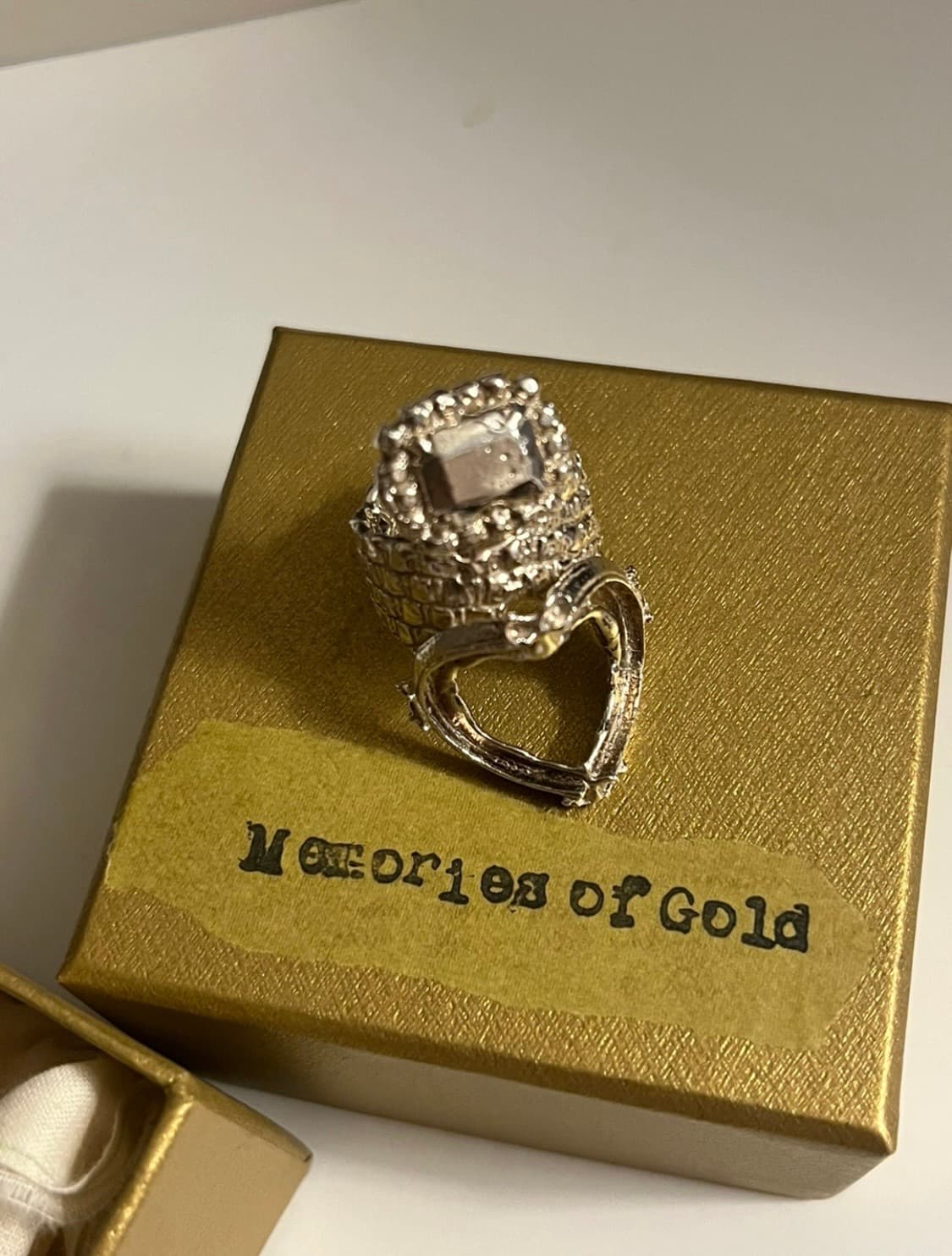 메모리즈오브골드 은반지 상품이미지1