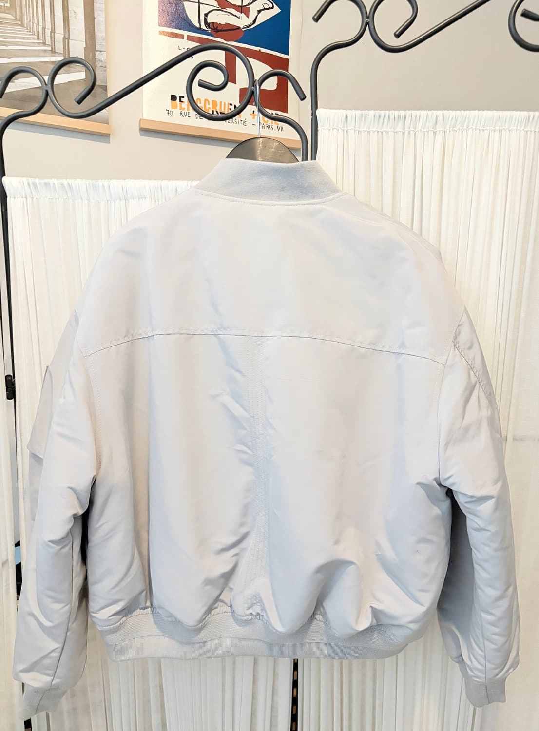 (미착용 새상품) 코드그라피 봄버 자켓 그레이 화이트 상품이미지4