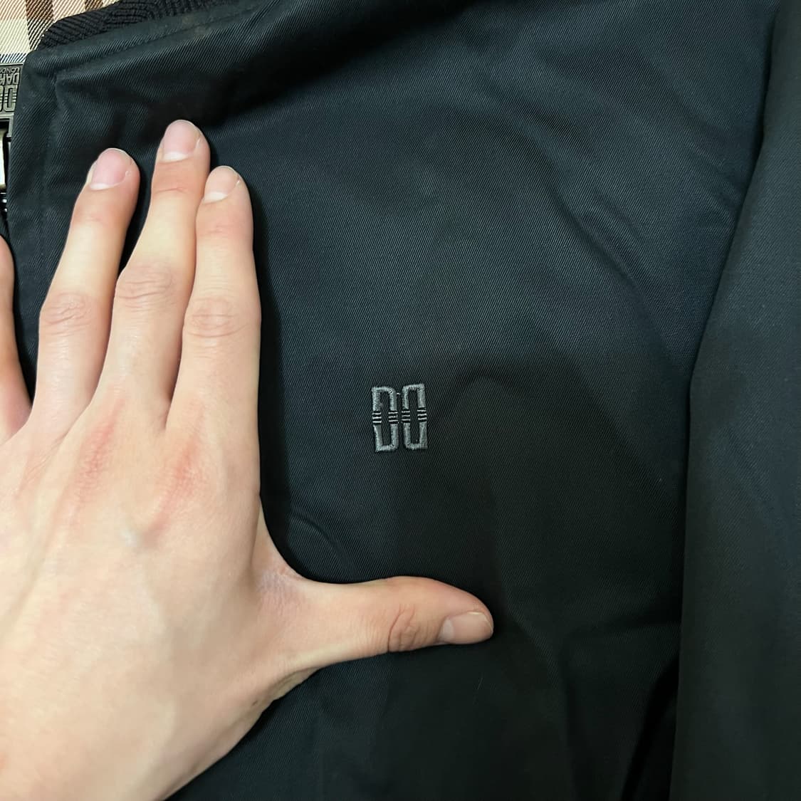 닥스 남성 리버시블 체크 블루종 자켓 XXL/110  상품이미지3