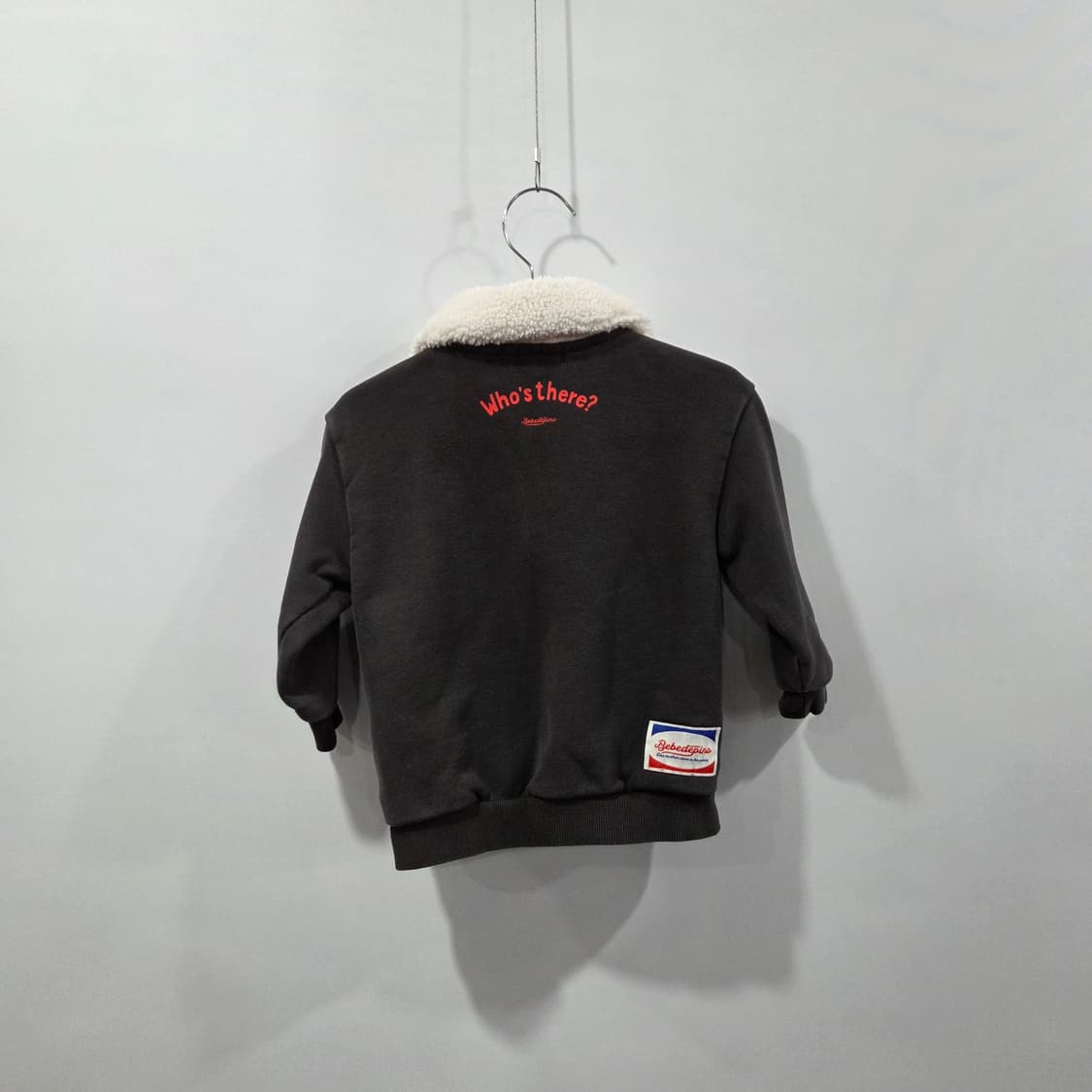 베베드피노 플리스 카라 하프집업 스웻셔츠 90  상품이미지5