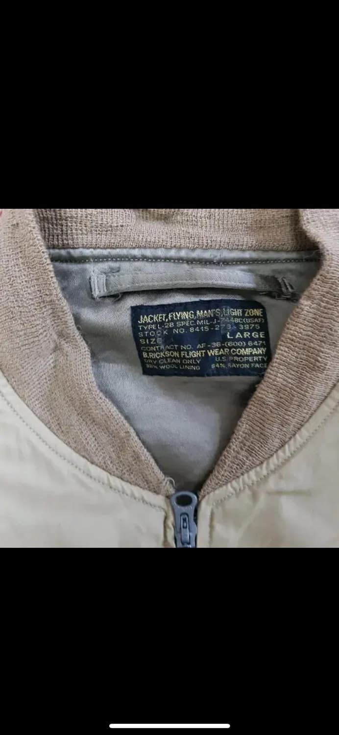 버즈릭슨 언유즈 콜라보 ma-1 l2b 상품이미지8