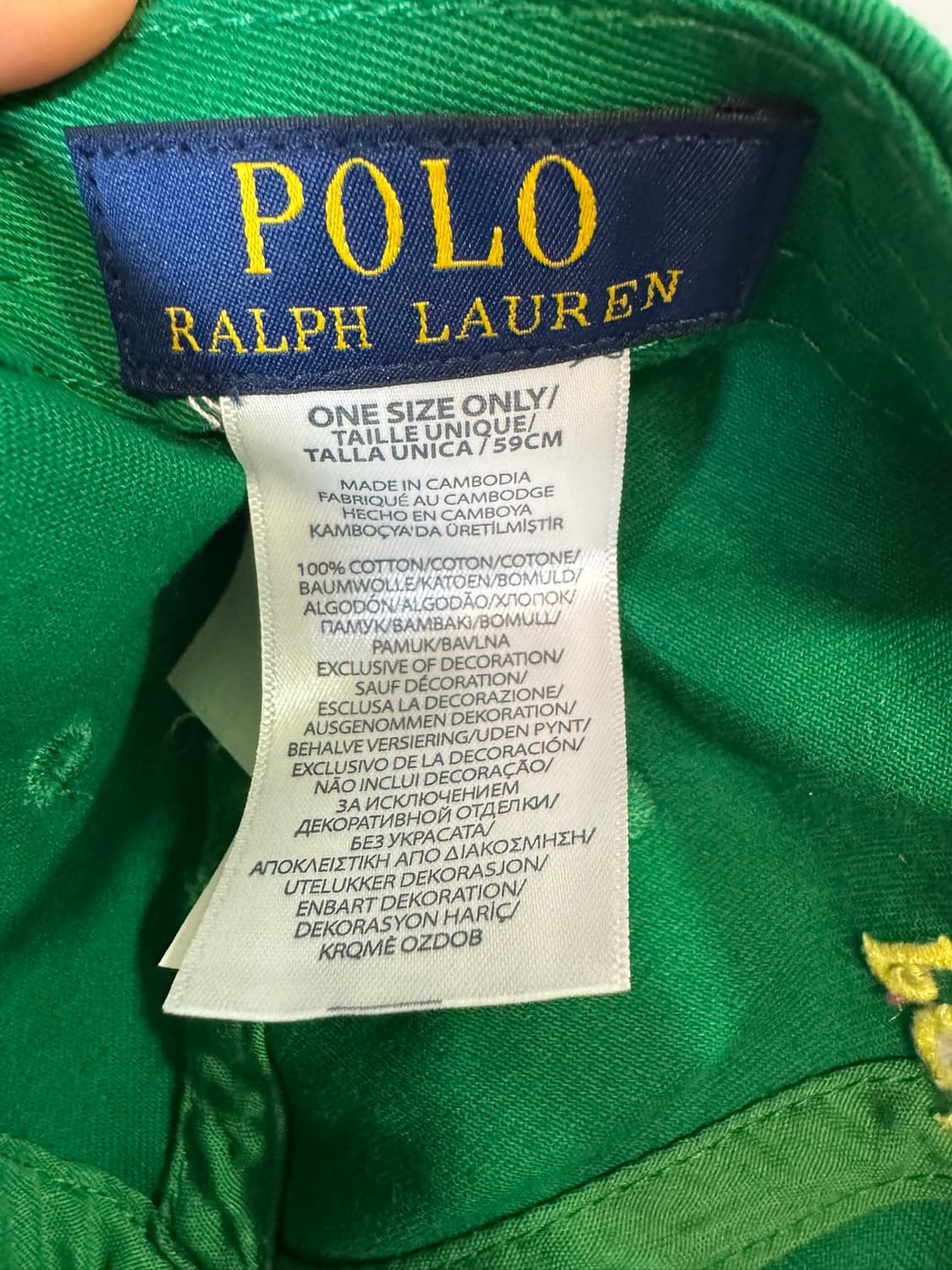 폴로 랄프로렌 볼캡 모자 상품이미지3