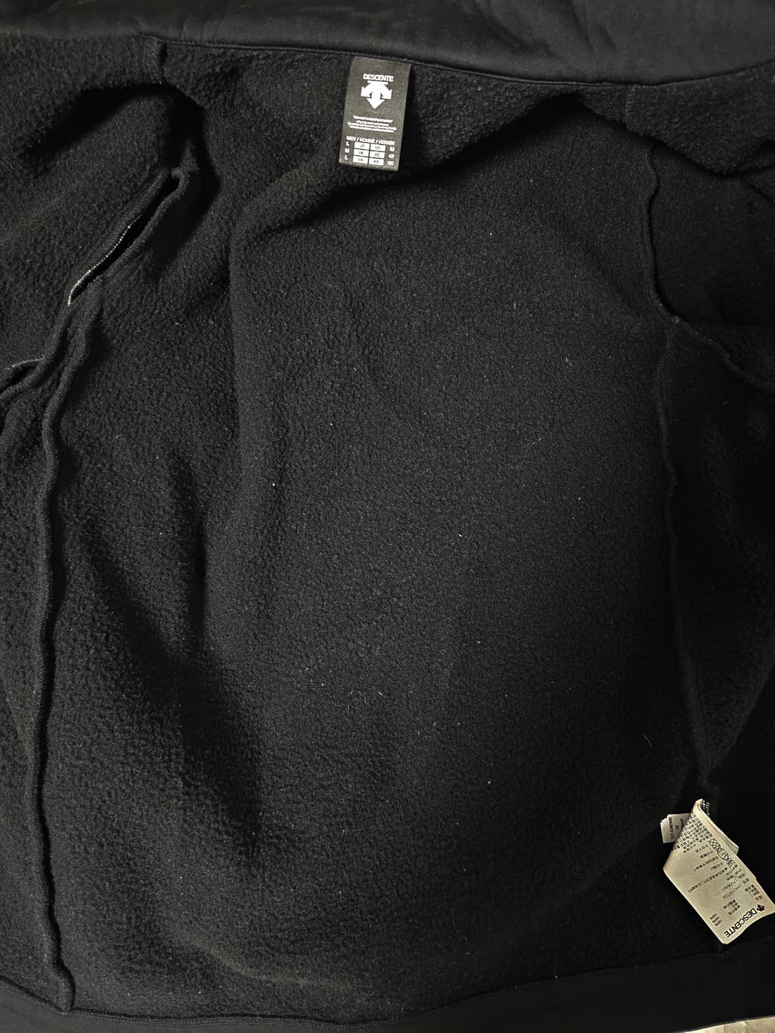 데상트 스폰서 패딩 플리스 집업 100(L) 상품이미지3