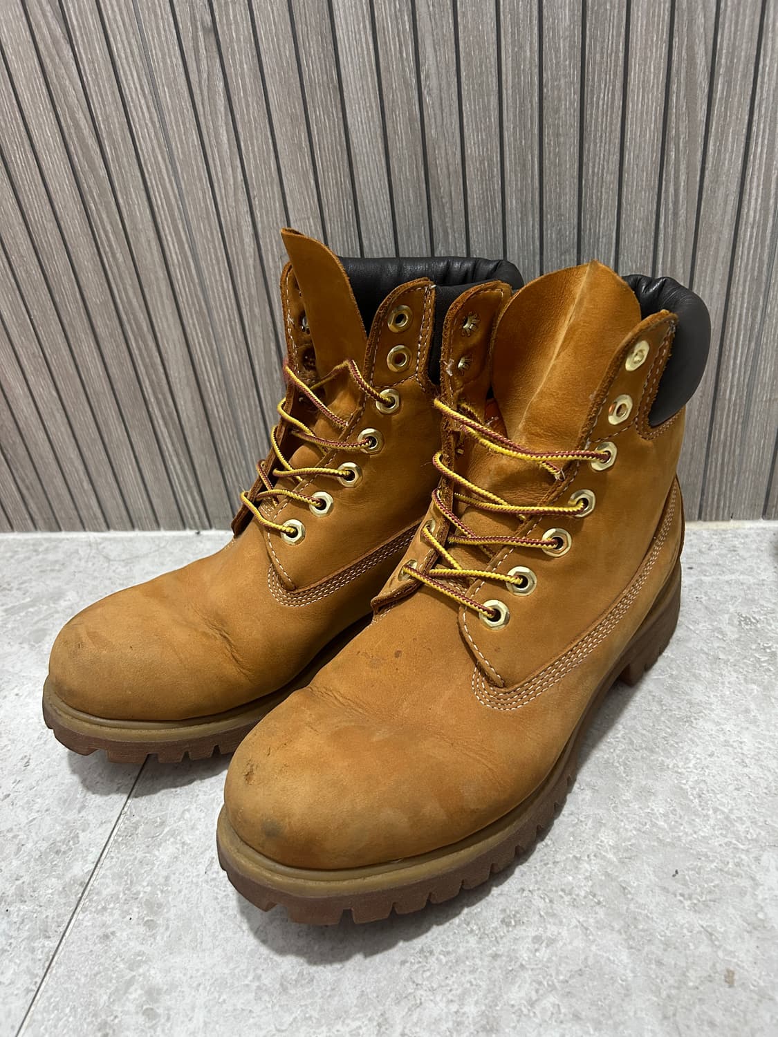 팀버랜드 6인치 프리미엄 워터프루프 옐로우 부츠 상품이미지1