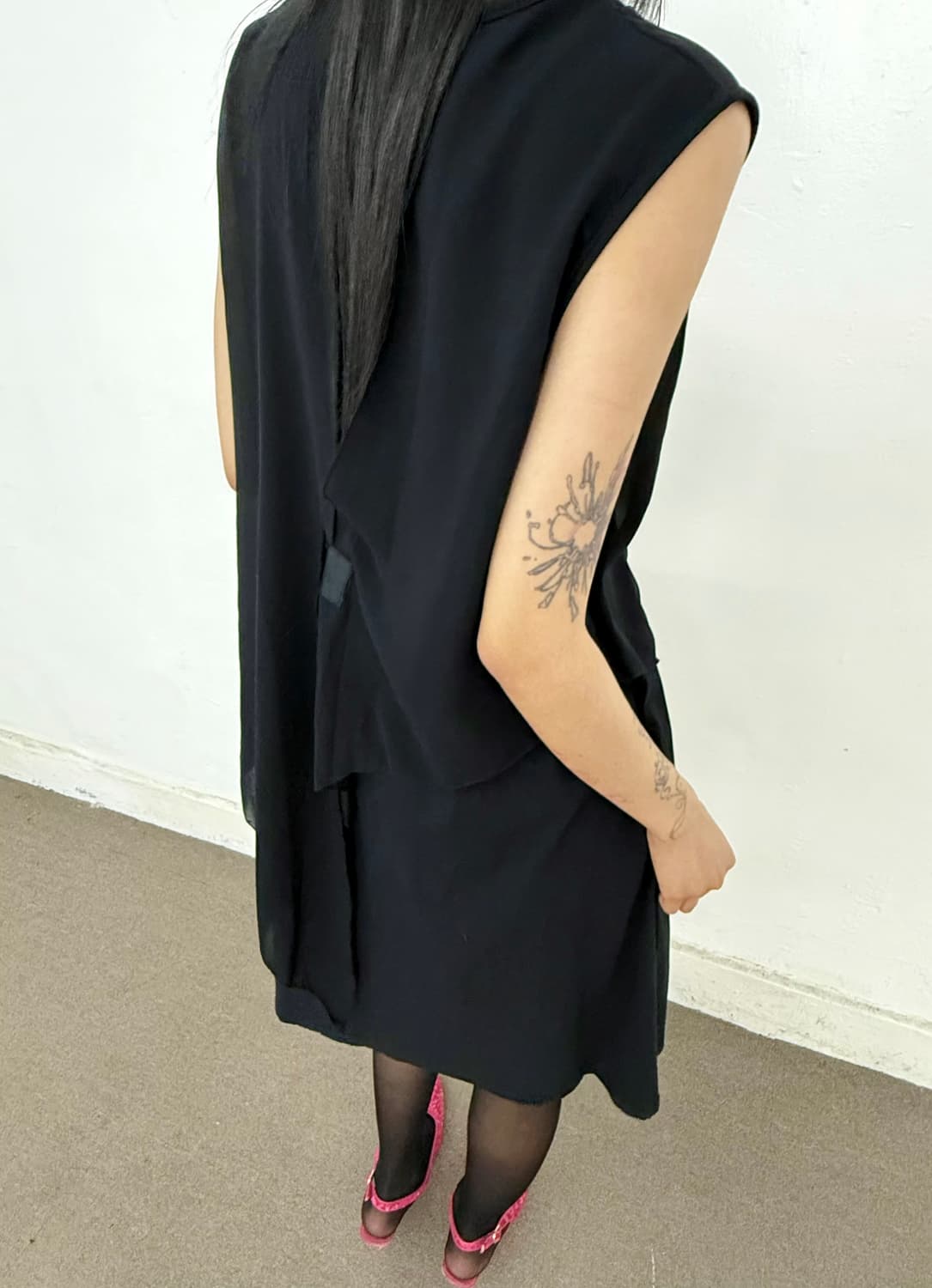 Black Layered Dress 상품이미지3