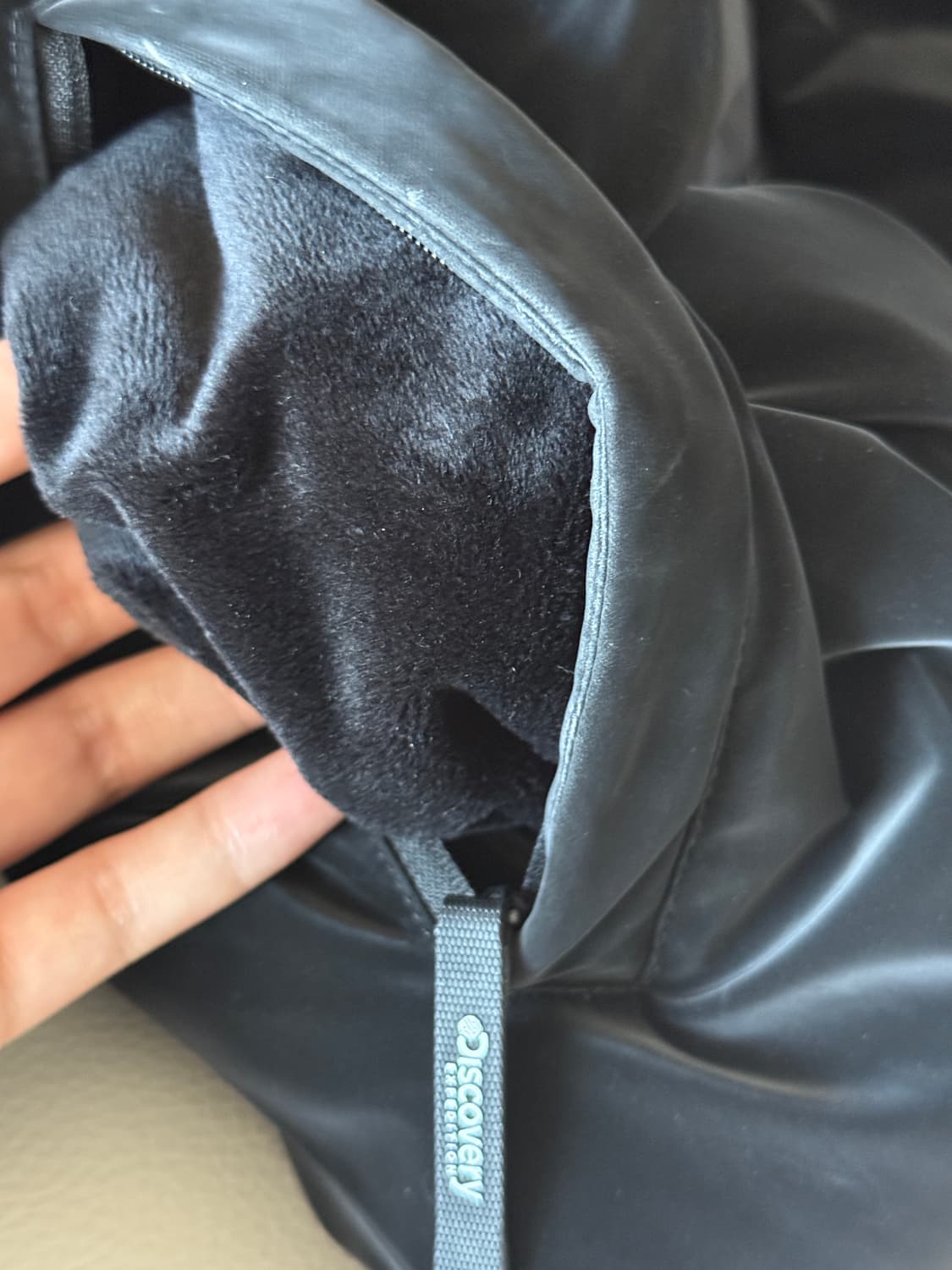 디스커버리 벨벳 숏패딩 상품이미지5