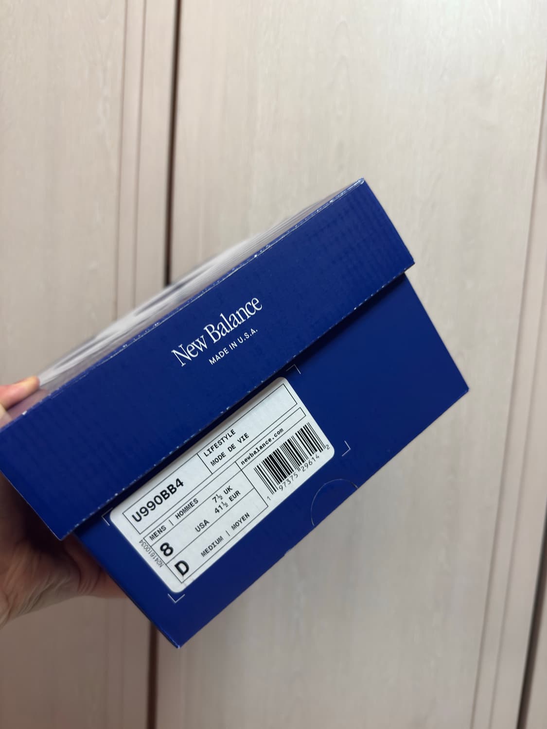 [260] 뉴발란스 990v4 아크틱그레이 새상품 상품이미지4