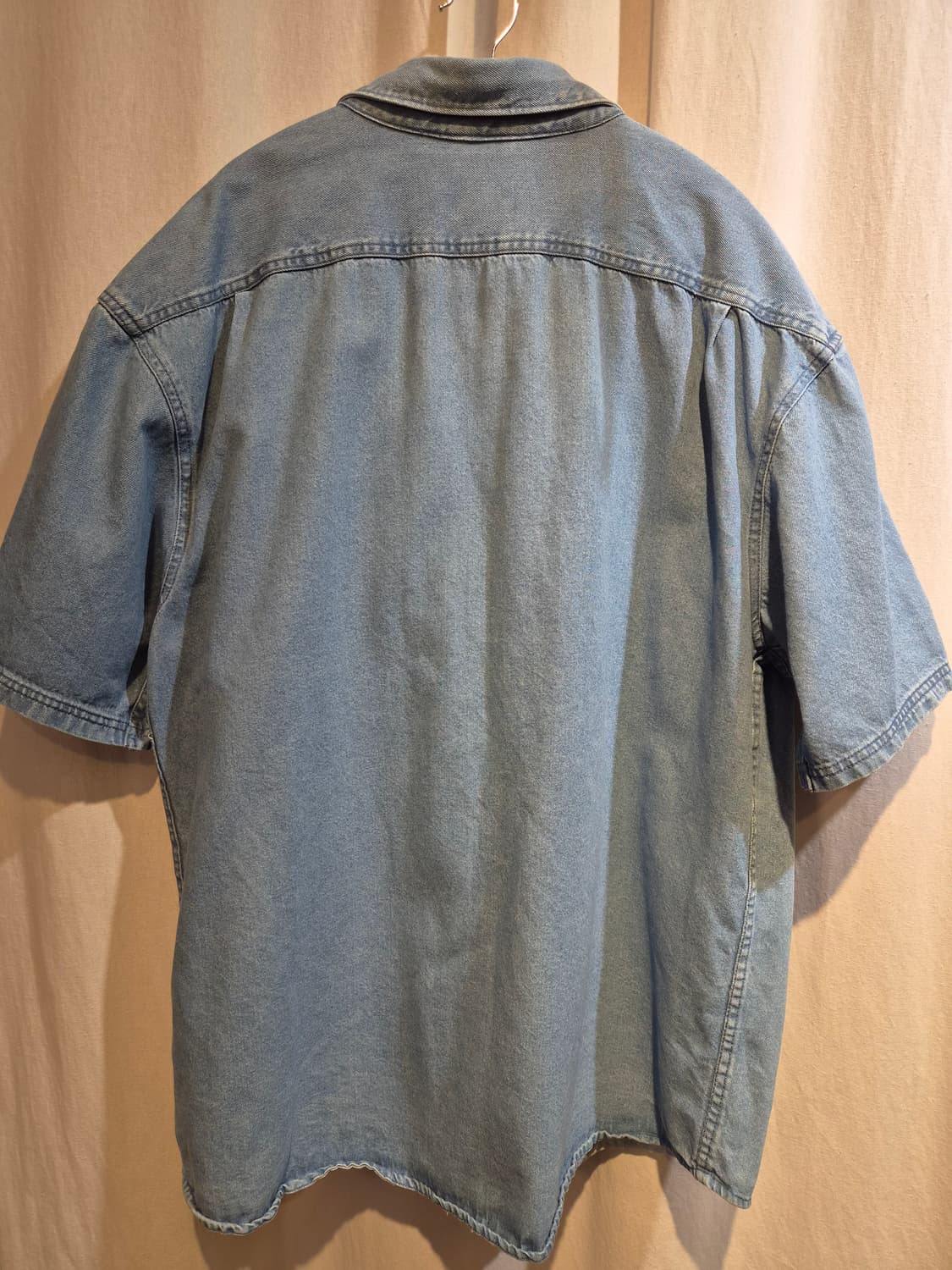 Cathartic 청 반팔 셔츠 상품이미지5